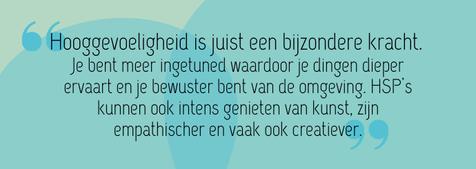 HSP omgaan quote