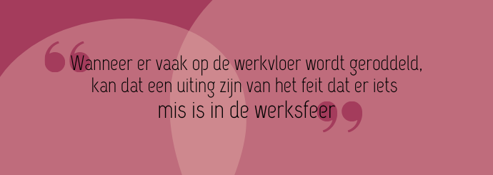 Roddelen op werk quote