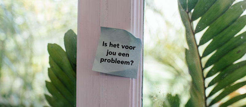 Bij de coach: ‘Is het voor jou een probleem?’